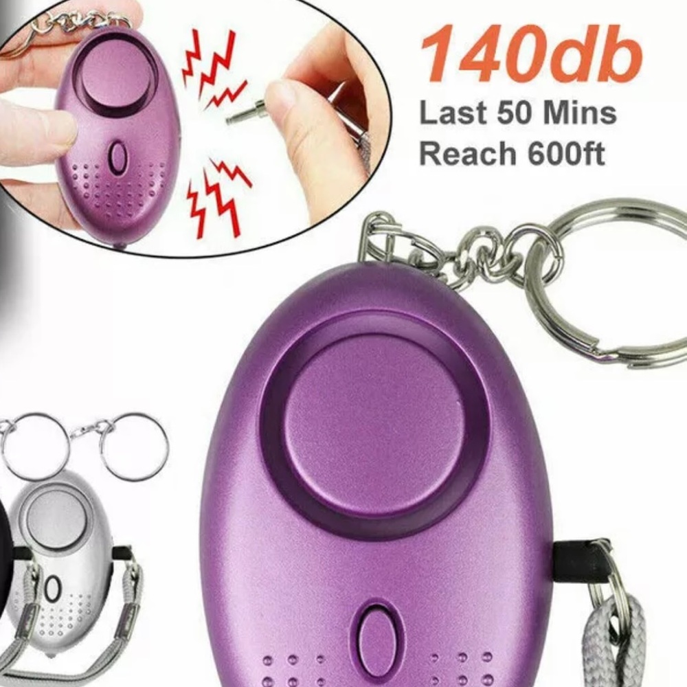 Personal KeyChain Alarm With LED Light